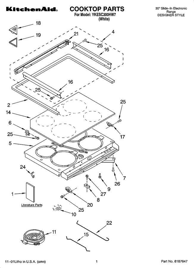 Diagram for YKESC300HW7