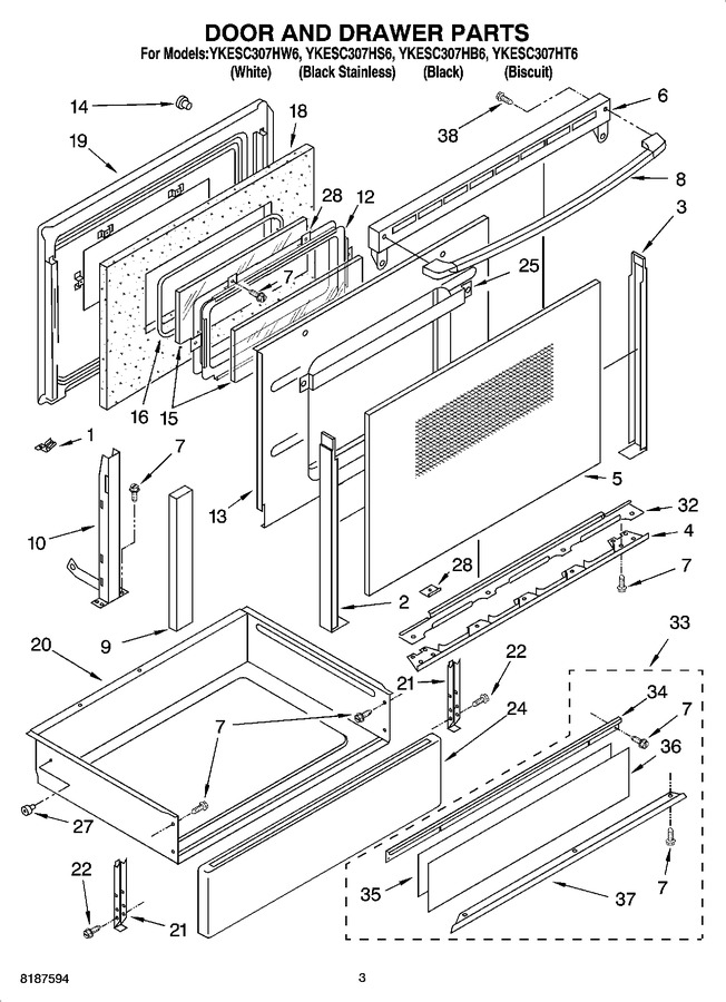 Diagram for YKESC307HW6