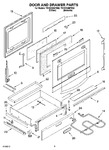 Diagram for 04 - Door And Drawer Parts