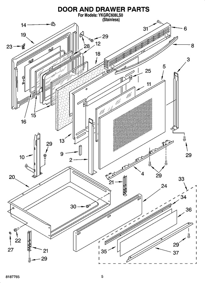 Diagram for YKGRC608LS0