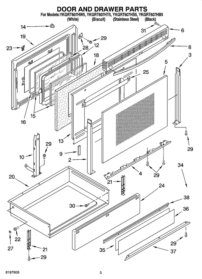 Diagram for YKGRT607HT5