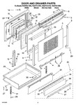 Diagram for 04 - Door And Drawer Parts