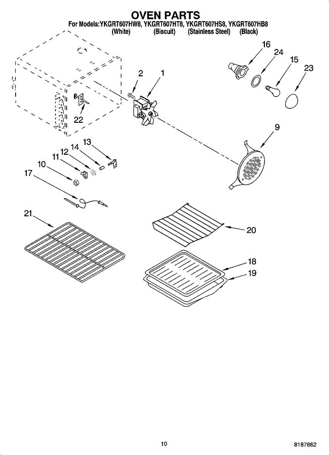 Diagram for YKGRT607HT8