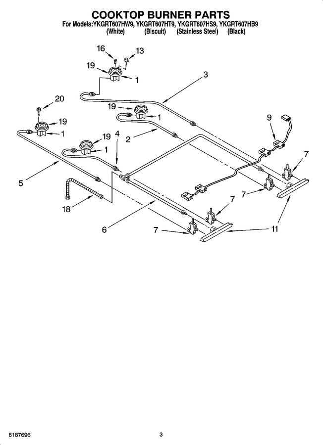 Diagram for YKGRT607HT9