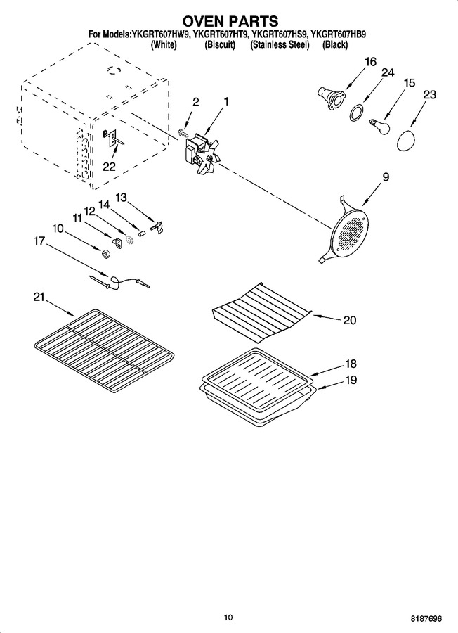 Diagram for YKGRT607HT9