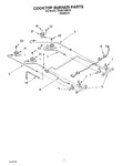 Diagram for 02 - Cooktop Burner Parts