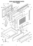 Diagram for 04 - Door And Drawer Parts