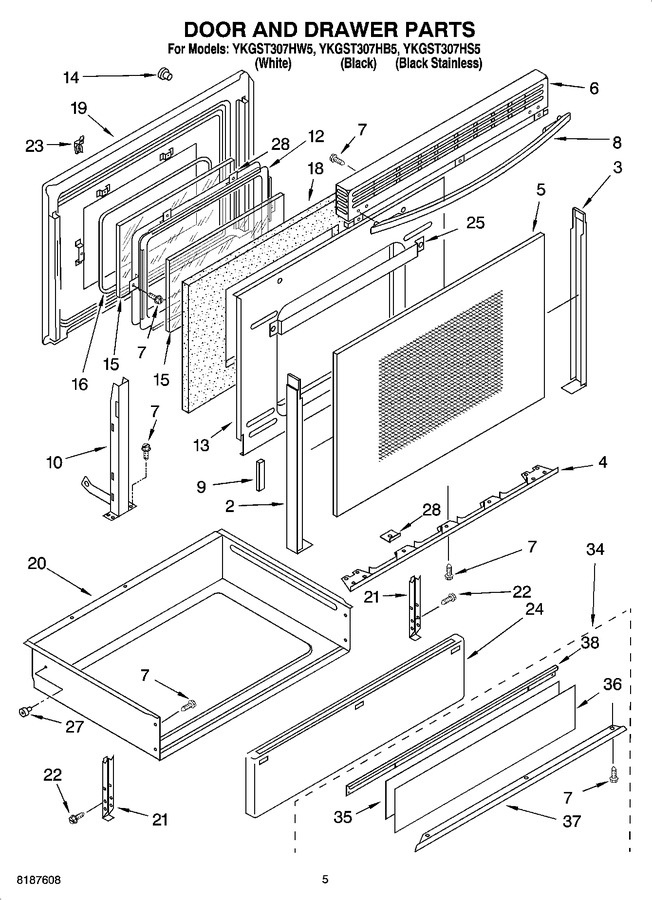 Diagram for YKGST307HB5