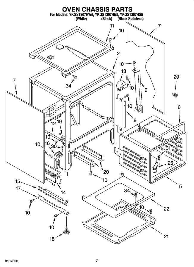 Diagram for YKGST307HW5