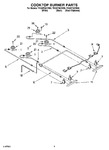 Diagram for 02 - Cooktop Burner Parts