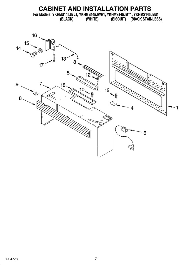 Diagram for YKHMS145JWH1