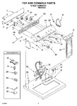 Diagram for 02 - Top And Console Parts