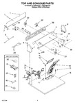 Diagram for 02 - Top And Console Parts