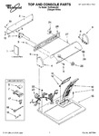 Diagram for 01 - Top And Console Parts