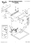 Diagram for 01 - Top And Console Parts