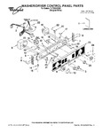 Diagram for 01 - Washer/dryer Control Panel Parts