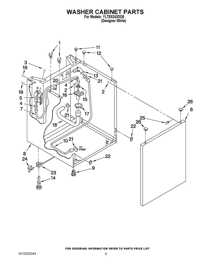 Diagram for YLTE5243DQ9