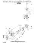 Diagram for 08 - Brake, Clutch, Gearcase, Motor And Pump Parts