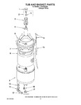 Diagram for 10 - Tub And Basket Parts