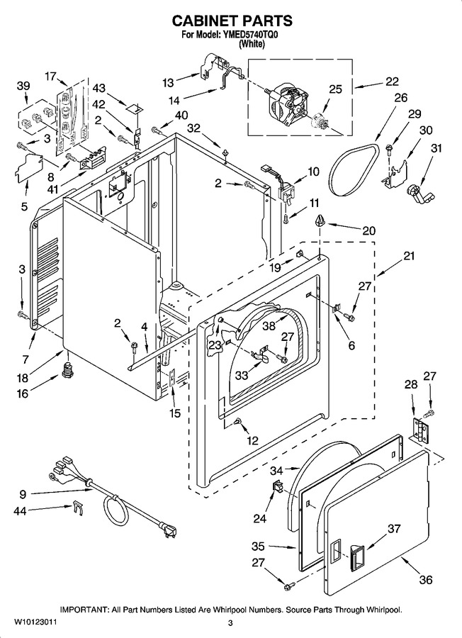 Diagram for YMED5740TQ0