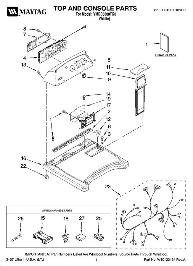 Diagram for YMED6300TQ0