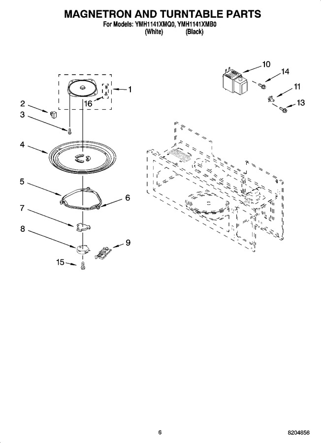 Diagram for YMH1141XMQ0