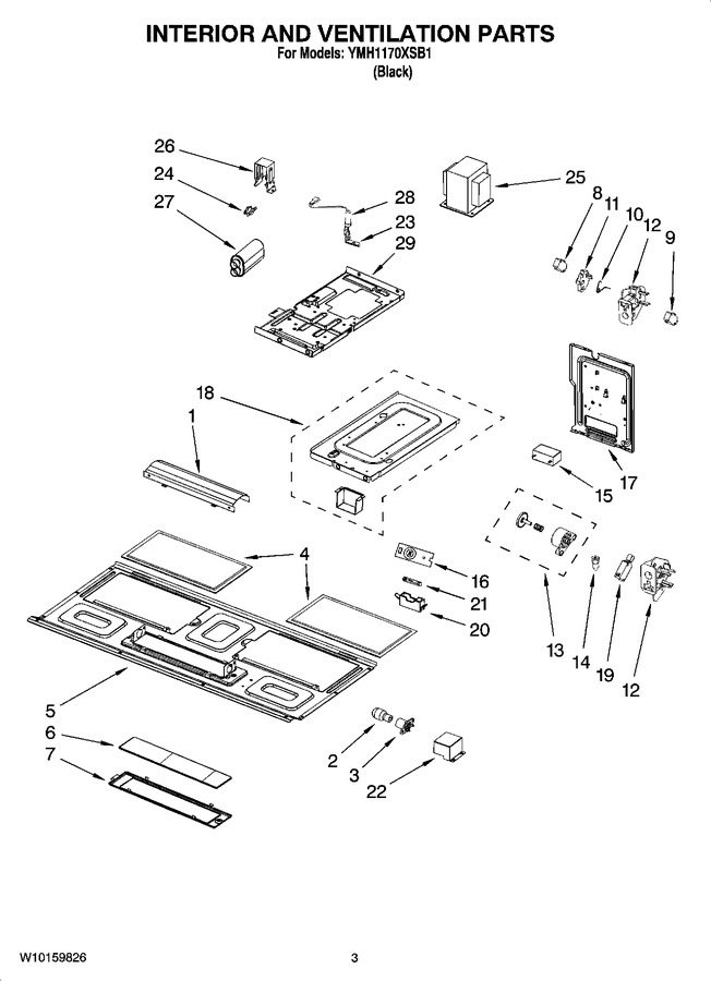 Diagram for YMH1170XSB1