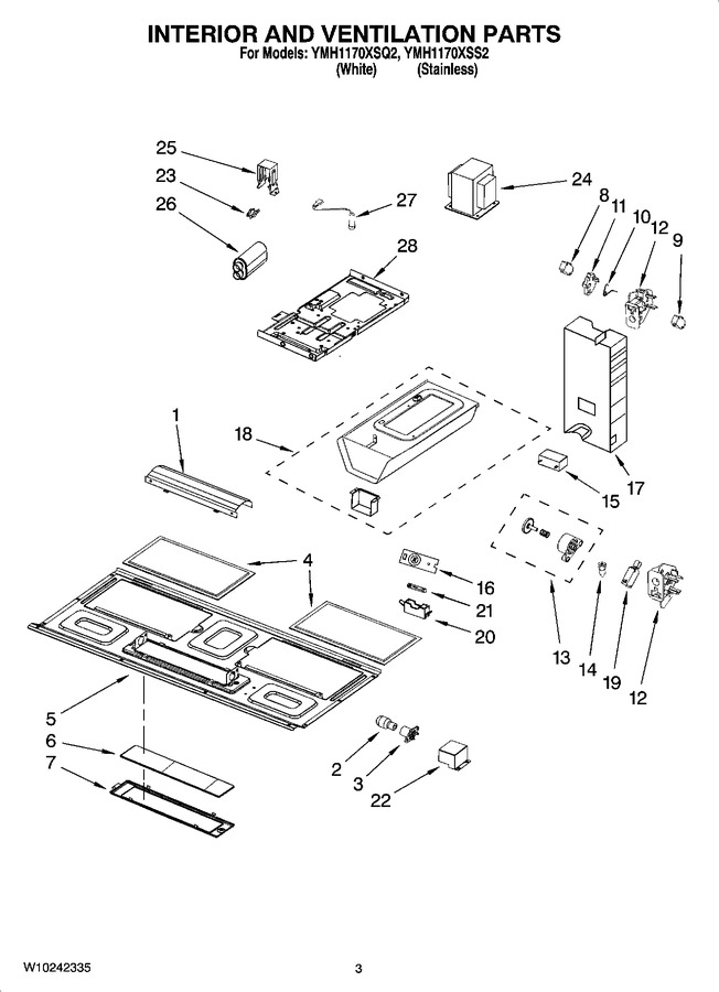 Diagram for YMH1170XSS2