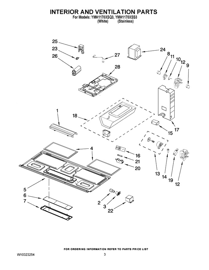 Diagram for YMH1170XSQ3