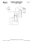 Diagram for 01 - Control Panel Parts