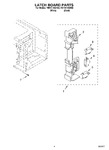 Diagram for 04 - Latch Board Parts