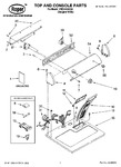 Diagram for 01 - Top And Console Parts