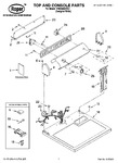 Diagram for 01 - Top And Console Parts