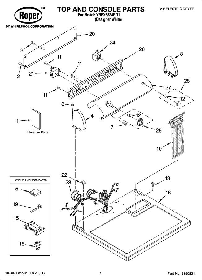 Diagram for YREX6634RQ1