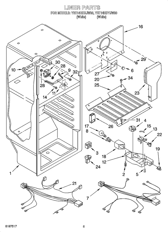 Diagram for YRT14HDYJW00