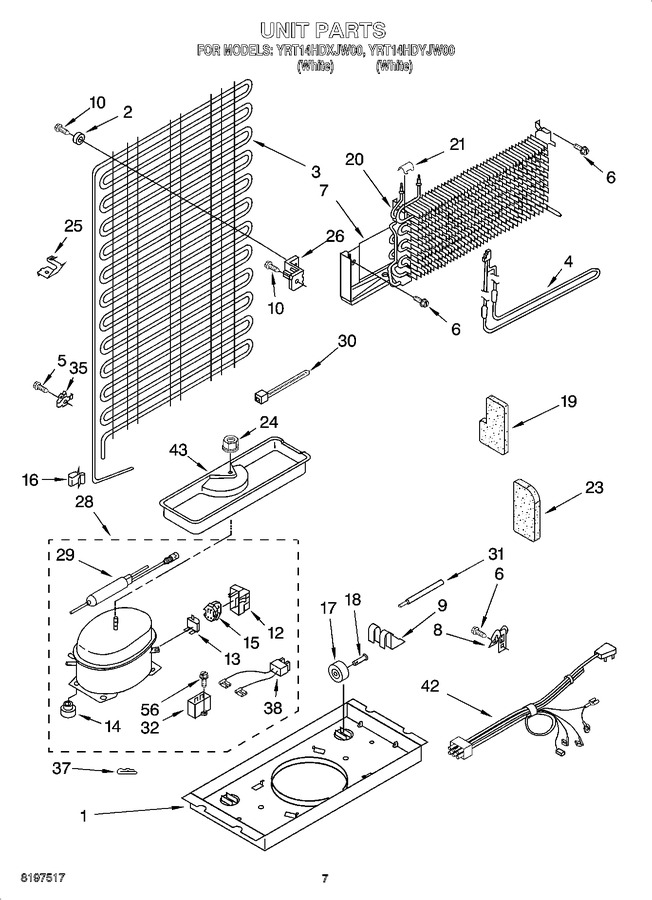 Diagram for YRT14HDXJW00