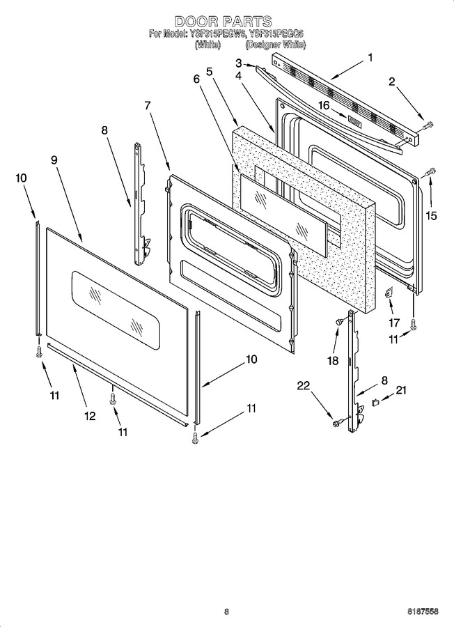 Diagram for YSF315PEGQ6