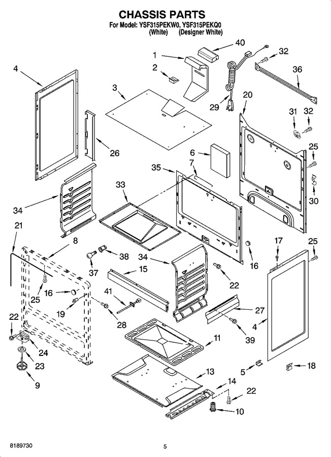 Diagram for YSF315PEKQ0