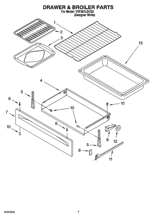 Diagram for YSF387LEKQ0