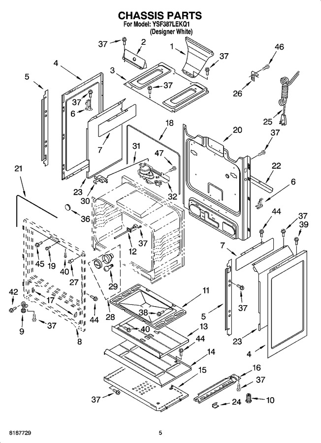 Diagram for YSF387LEKQ1