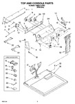 Diagram for 02 - Top And Console Parts