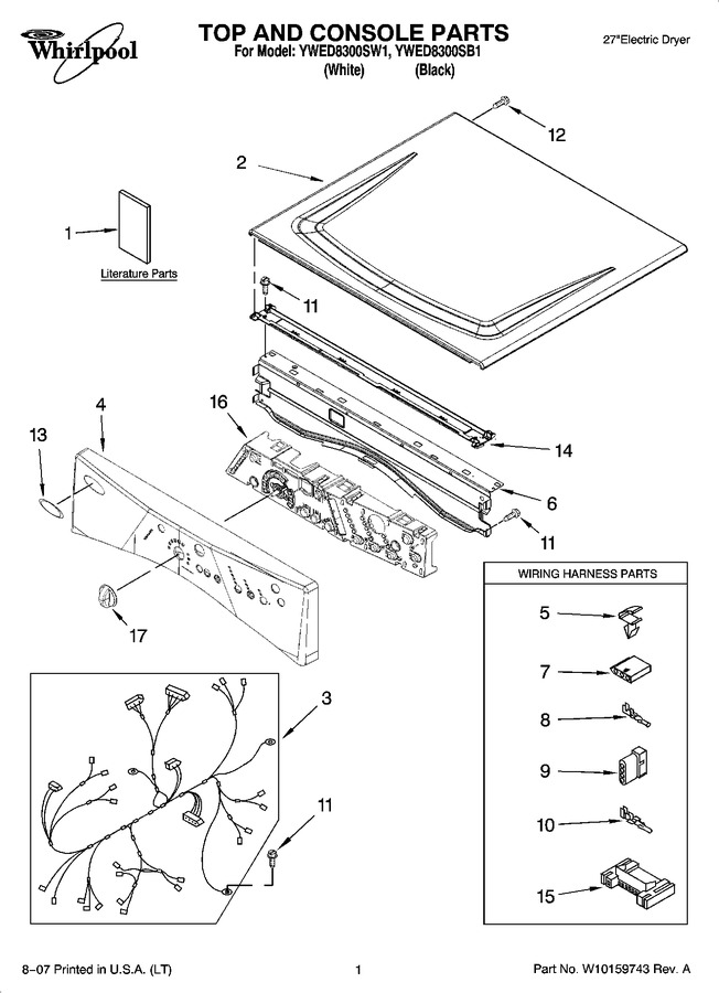 Diagram for YWED8300SB1