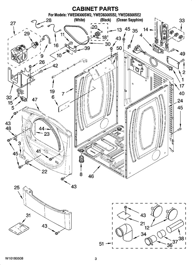 Diagram for YWED8300SB2