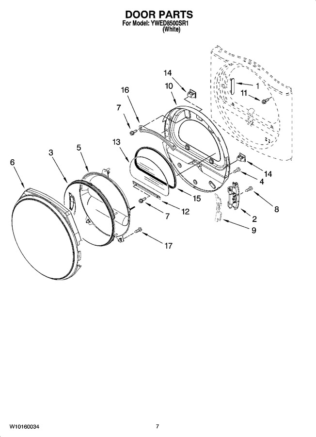 Diagram for YWED8500SR1