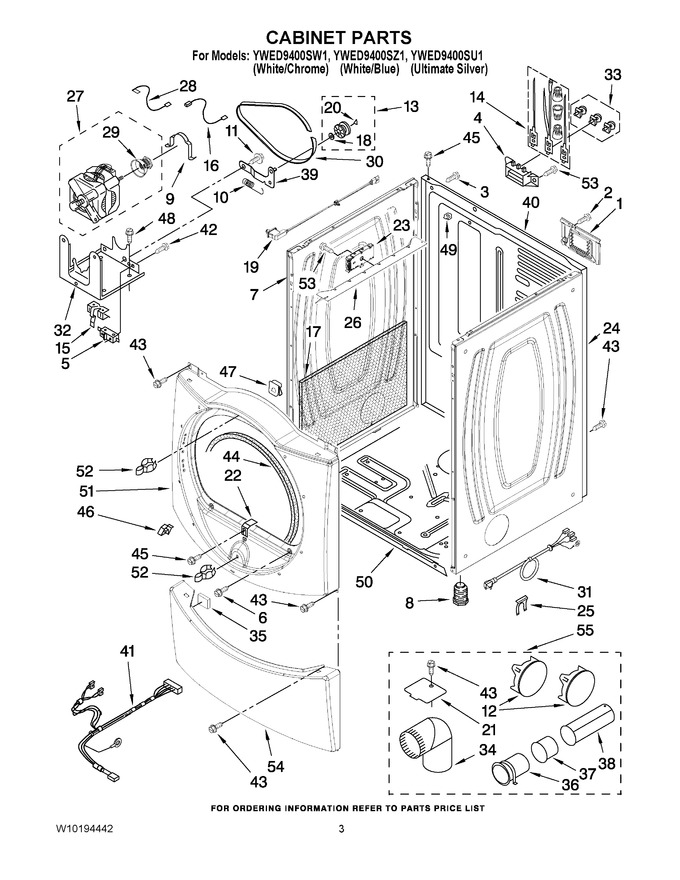 Diagram for YWED9400SU1