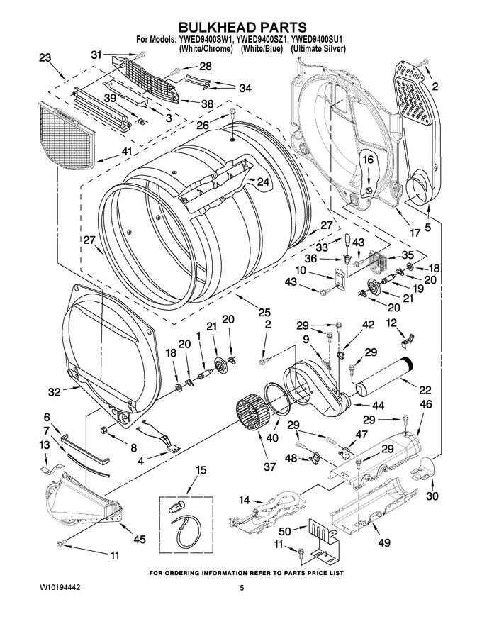 Diagram for YWED9400SW1