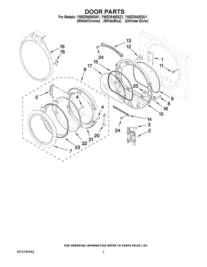 Diagram for YWED9400SW1