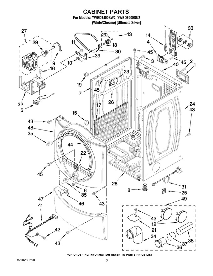 Diagram for YWED9400SW2