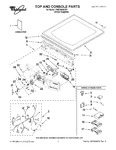 Diagram for 01 - Top And Console Parts