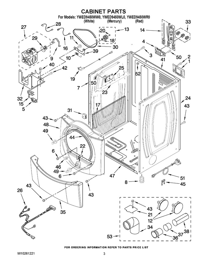 Diagram for YWED9450WR0